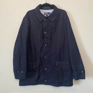 Ralph Lauren Polo Navy Blue Field Utility Jacket Sz XL Lightweight Cotton